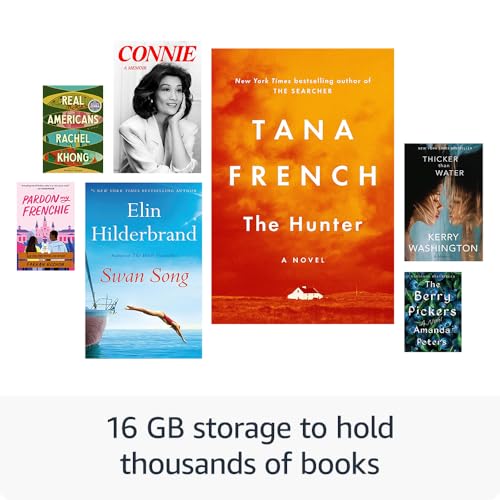 Amazon Kindle (16 GB) - Lightest and most compact Kindle, now with faster page turns, and higher contrast ratio, for an enhanced reading experience - Matcha