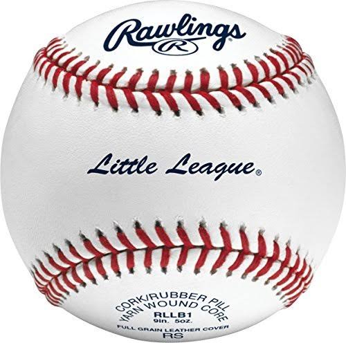 Rawlings Little League Competition Grade Youth Baseballs, Box of 12, Rllb1