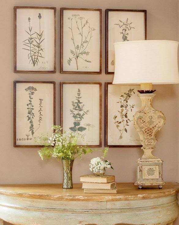 Collected Botanical Prints, Set of 6