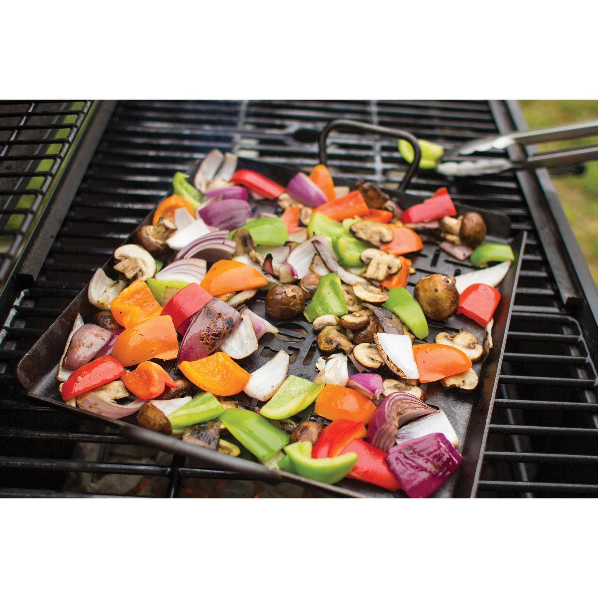 Lodge 13x22 x 12x22 Seasoned Carbon Steel Grilling Pan, Crsgp12