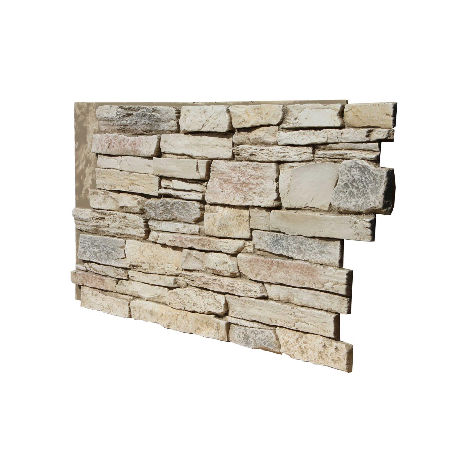 Tritan BP Ledge Stone 48 in. x 24.25 in. Polyurethane Interlocking Siding Panel - Shop Hardware Tools Online Store