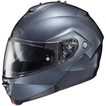 HJC Solid IS-MAX 2 Modular Helmet Single Shield with Pinlock Pins, Size: Medium, Black
