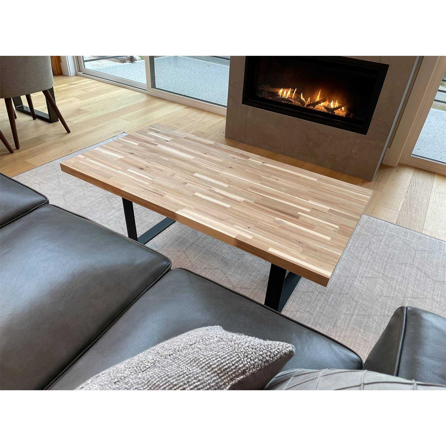 allen + roth Natural Straight Butcher Block Acacia Countertop - Shop Hardware Tools Online Store