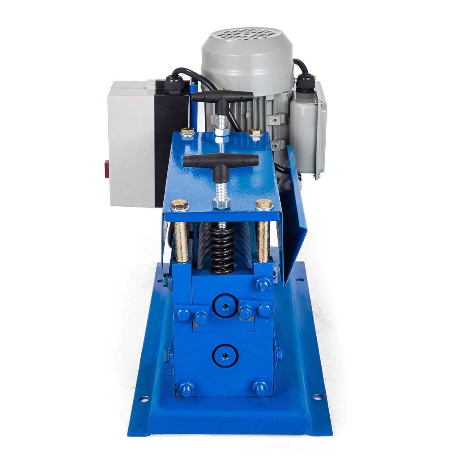 Happybuy Cable Wire Stripping Machine 0.06 inch -1.5 inch,Portable Powered Wire Stripper Machine 11 Channels 10 Blades,Automatic Wire Stripping Tool 75ft/minute,for Recycling Copper Wire