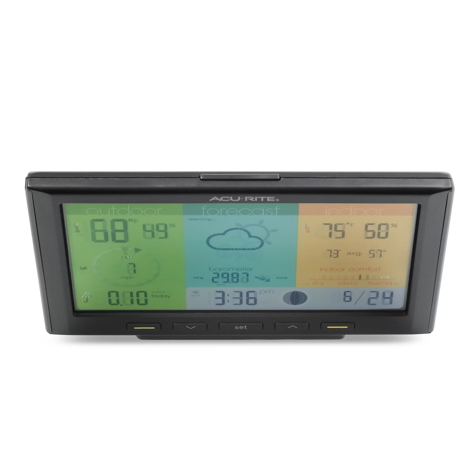 AcuRite Iris Home Weather Station with Wi-Fi Color Display for Remote Weather Monitoring (01547M)