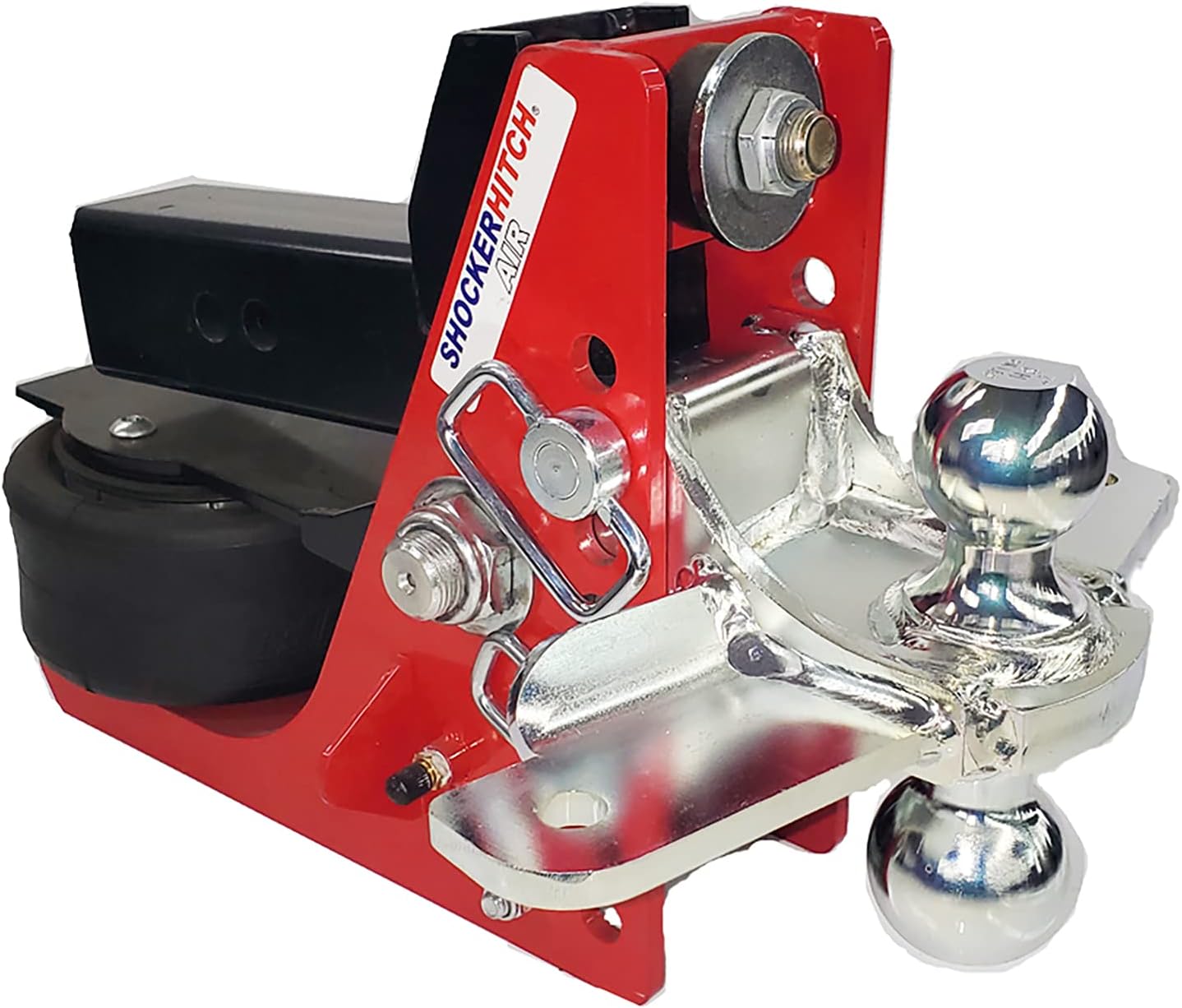 Shocker Air Hitch with Sway Control Combo Ball Mount, Fits 3" Hitch - 12,000 lbs
