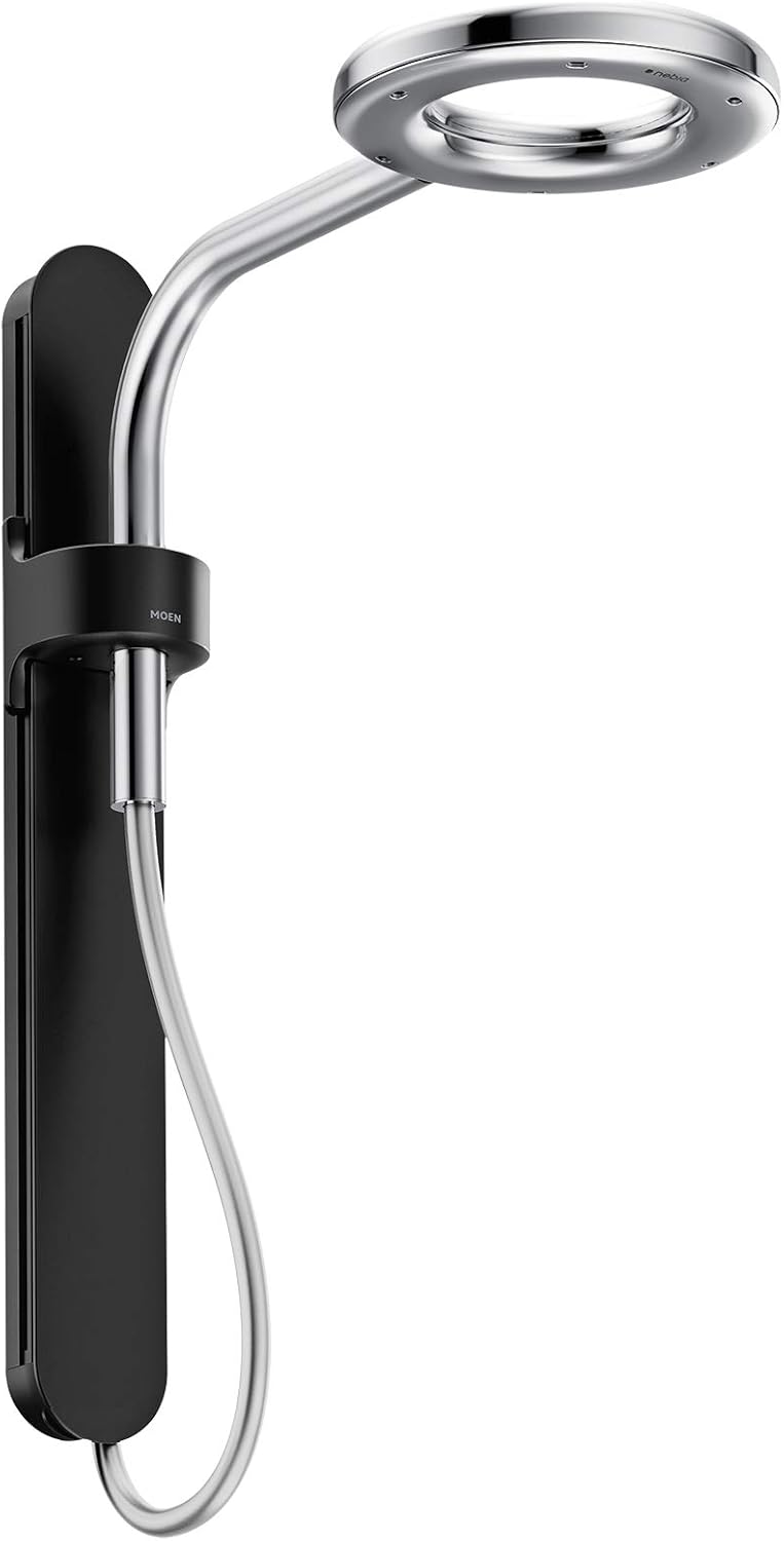 Moen N214R0BL Nebia Nebia by Moen Spa Shower Rainshower, Matte Black