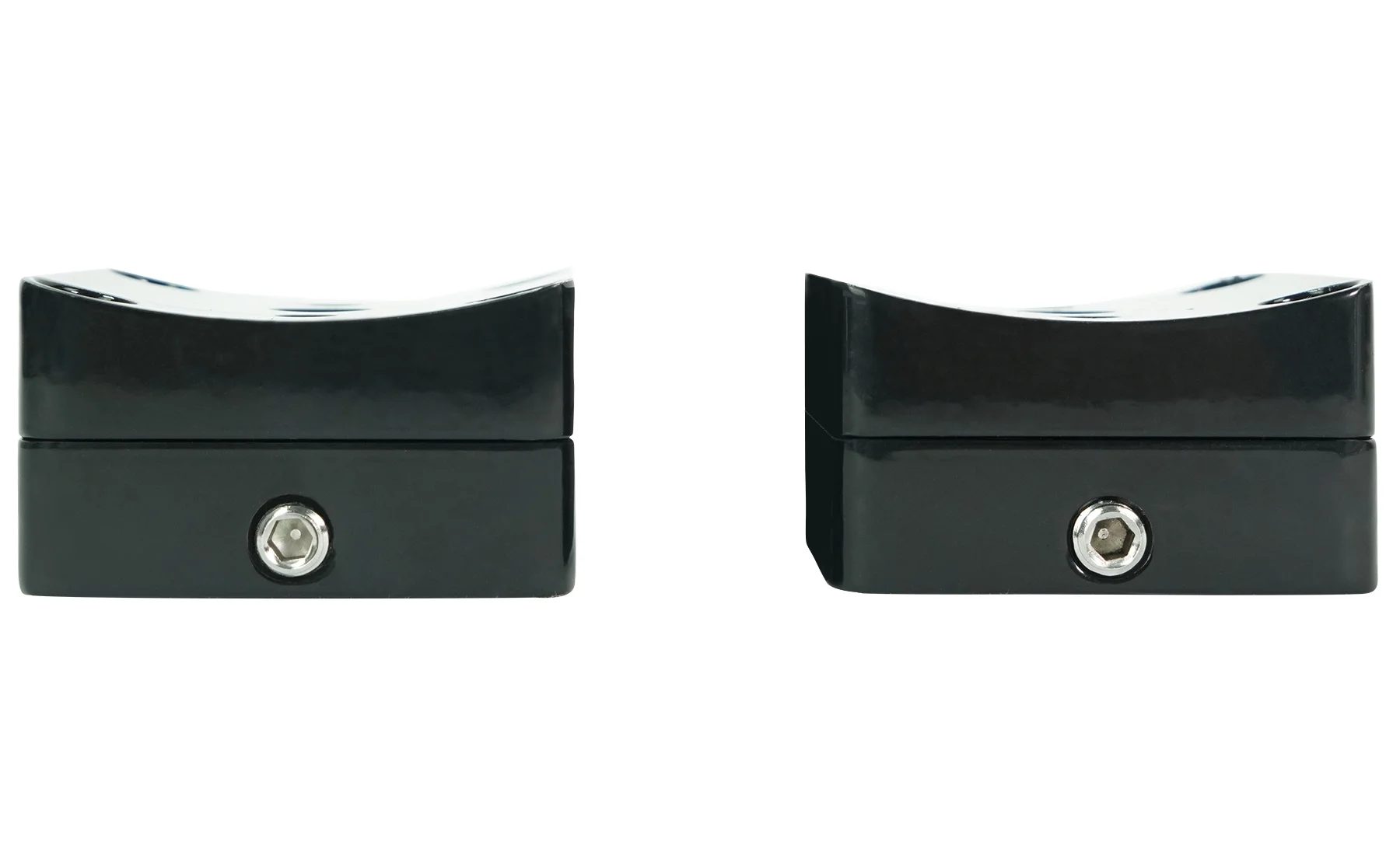(2) Rockville 5.25" 360° Swivel Black Aluminum Surface Mount Boat Speakers