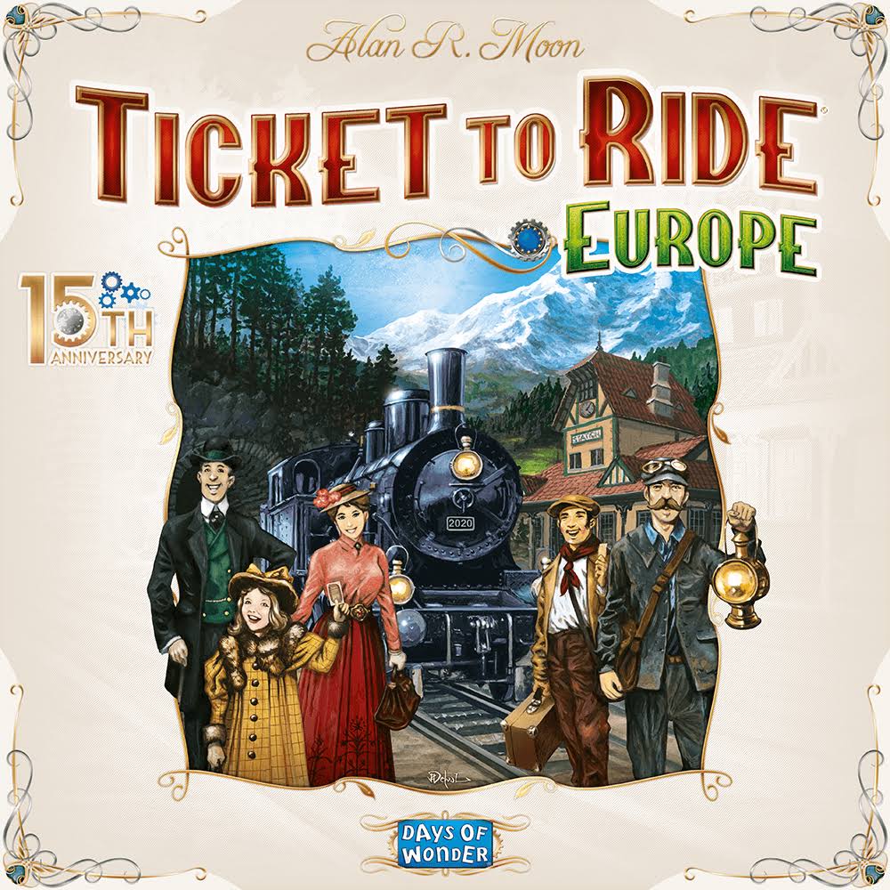 Ticket to Ride Europe 15th Anniversary Edition | Ozzie Collectables