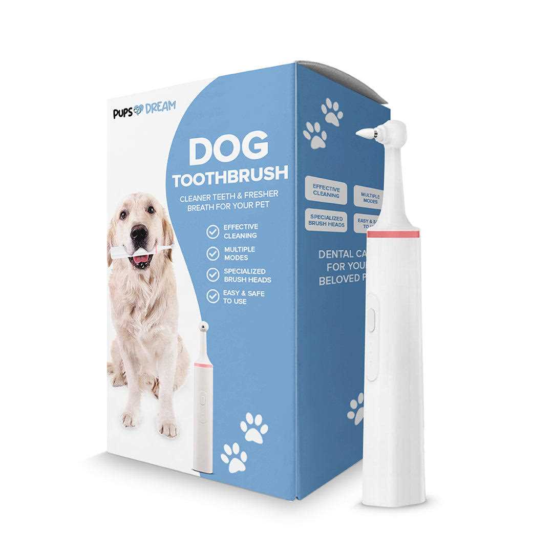 PupsDream Electric Toothbrush for Dogs with Specialized Brush Heads Colour - Pet Supplies online store