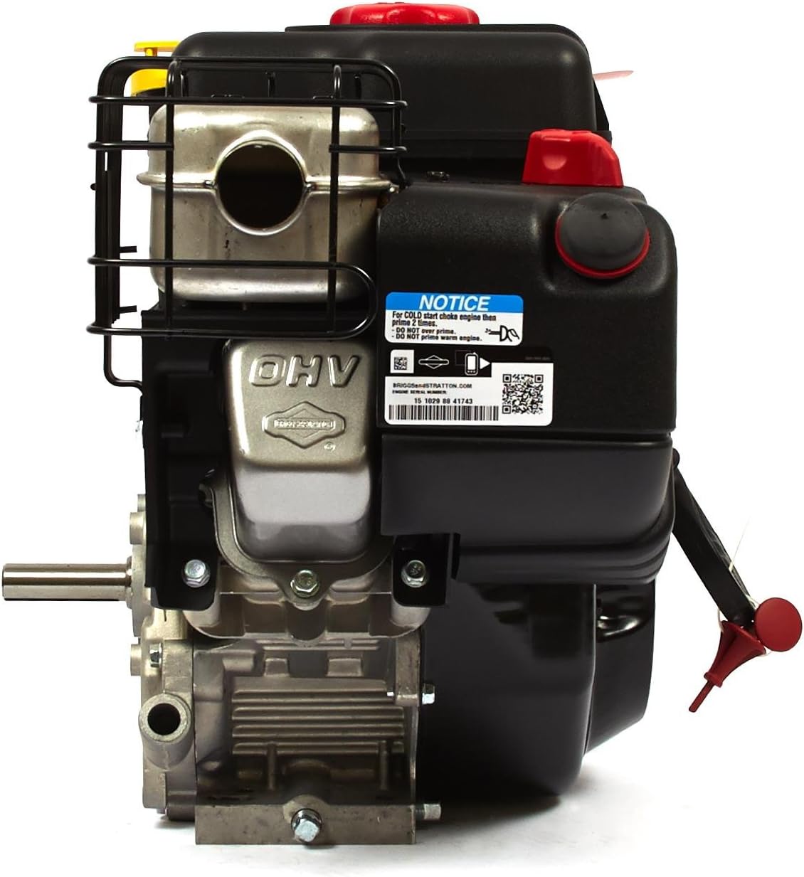 Briggs and Stratton 15C112-3007-F8 250cc 11.5 Gross Torque Snow Series Engine with a 3/4-Inch Diameter by 4-27/64-Inch Length Crankshaft