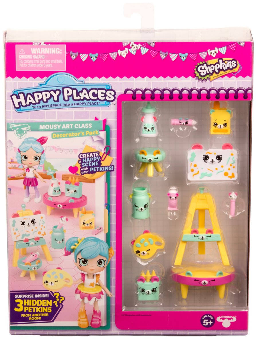 Happy places Shopkins Season 3 Decorator Pack - Mousy Art Class