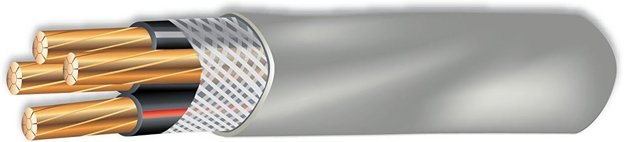 10’ 3/0-3/0-3/0-1/0 SER Copper Service Entrance Wire Cable