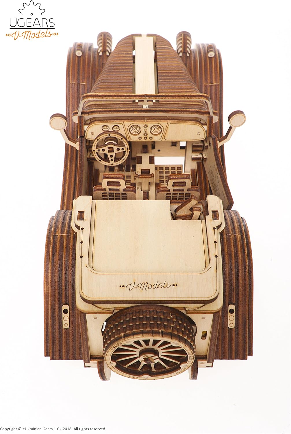 UGears Mechanical Models Roadster VM-01 3-D Wooden Puzzle