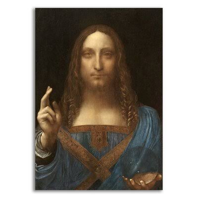 Salvator Mundi by Leonardo Da Vinci Vault W Artwork Size: 20x22 H x 14x22 W x 1.5x22 D
