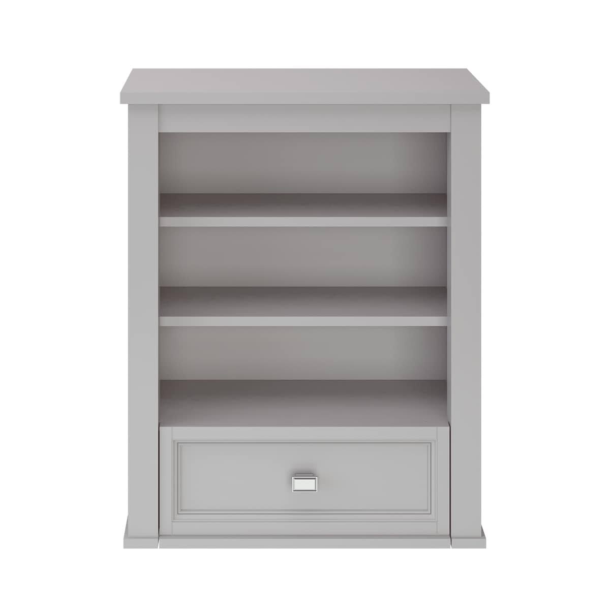 Allen + Roth Canterbury 24-in W x 28-in H x 10-in D Light Gray Bathroom Wall Cabinet | 1227WC-24-242