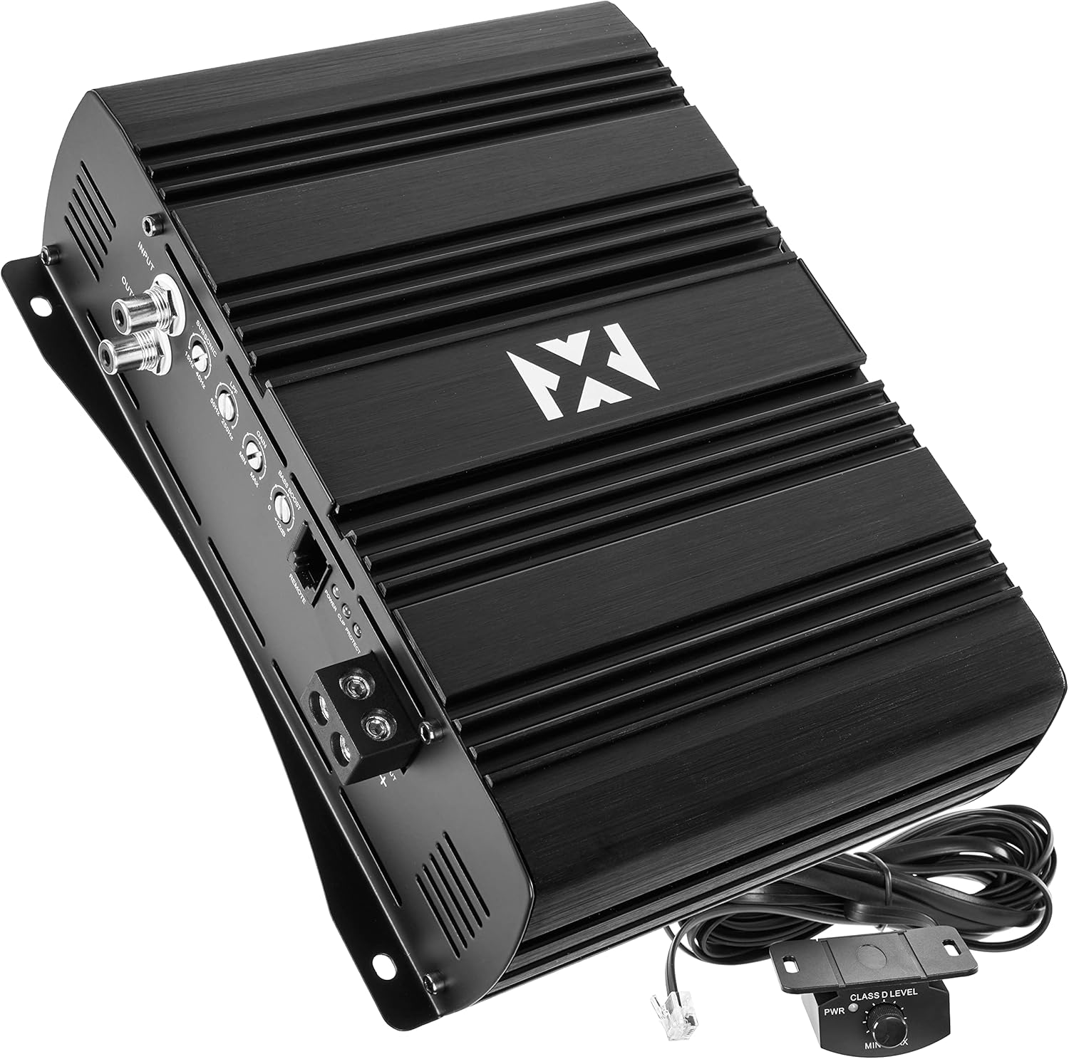 NVX XAD41 1200W RMS 1-OHM Stable Full Bridge Class D High Power Competition Full Range Bridgeable 4-Channel Car Audio MOSFET Amplifier