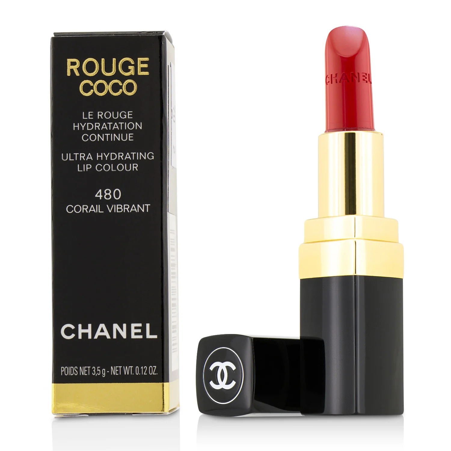 Chanel Rouge Coco Ultra Hydrating Lip Colour - # 424 Edith  3.5g/0.12oz