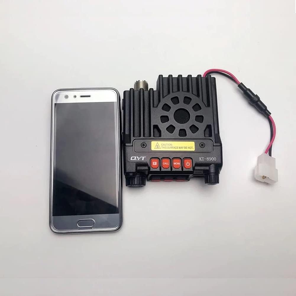 QYT KT-8900 Dual Band 25W Mini Mobile Transceiver VHF UHF Portable Ham Radio with USB Programming Cable