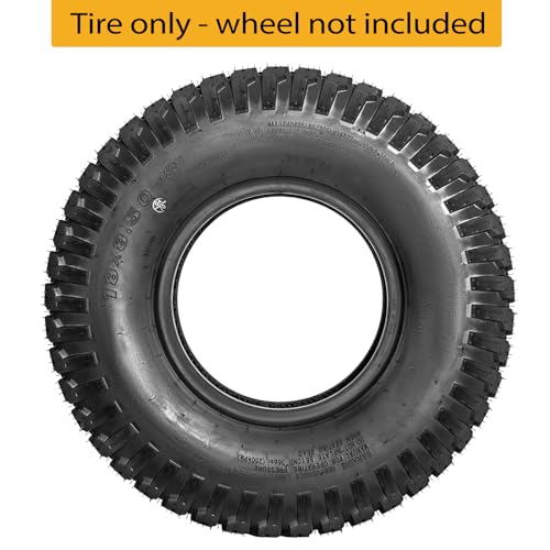 WEIZE 20x10.00-8 Lawn Mower Tire, 20x10-8 Tractor Turf Tire, 20x10x8 NHS Tires, 4 PR Tubeless, 1200lbs Capacity, Set of 2
