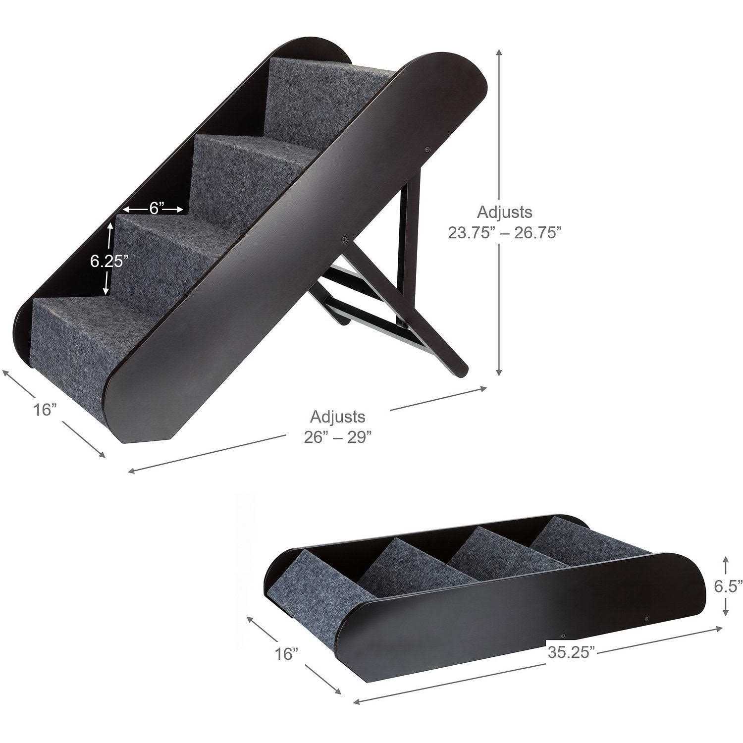 Trixie Adjustable 4-Step Pet Stairs - Pet Supplies online store