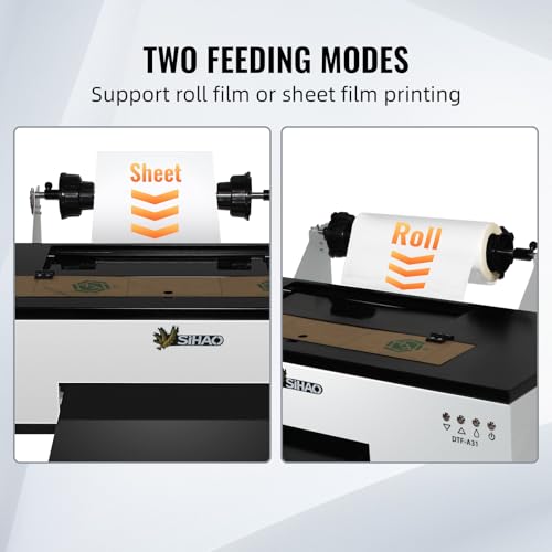 DTF Printer A3 R1390 Transfer Printing Machine T-Shirt Direct to Film DTF Transfer Printer Machine with White Ink Circulation and Auto Cleaning