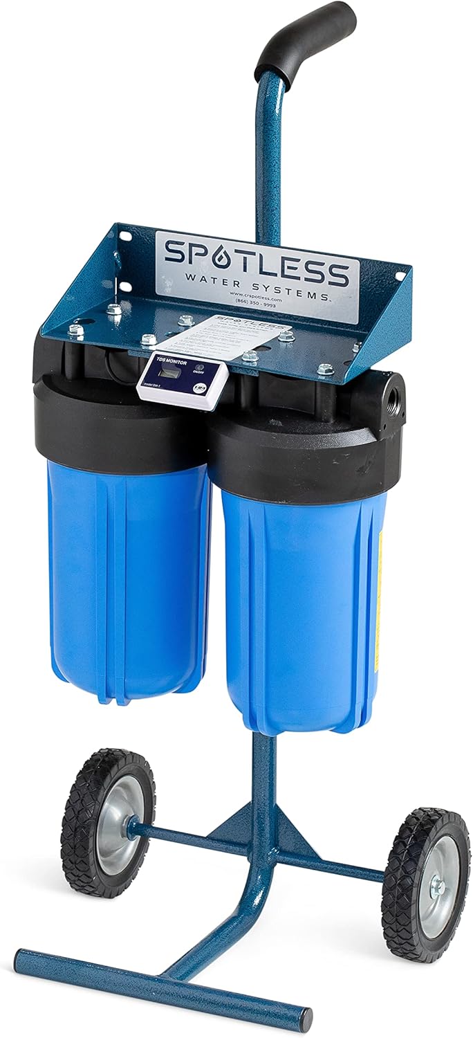 CR Spotless DIC-10 Water Systems - Simple RV, Car, Windo Solar - Wash System, Works for All Vehicles, Motorcycles, Bikes, Boats, Planes, Deionized Water System, No Spots, No Towel Drying, DI Rinse