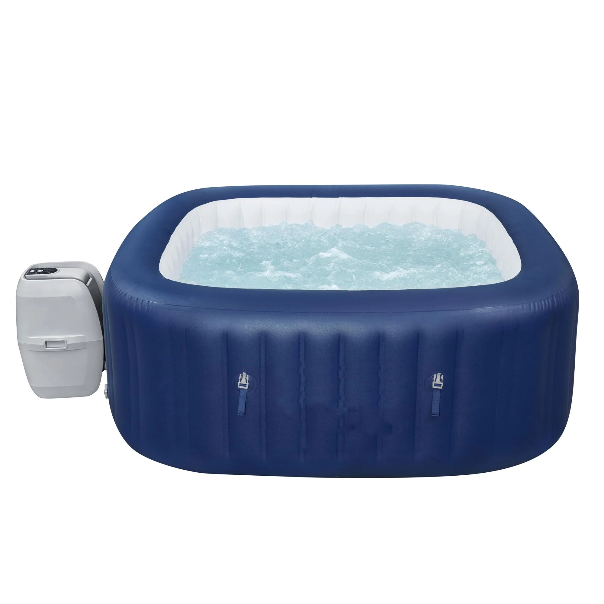 Coleman SaluSpa 4 Person Inflatable Hot Tub w/ Raising Balancing Chemicals