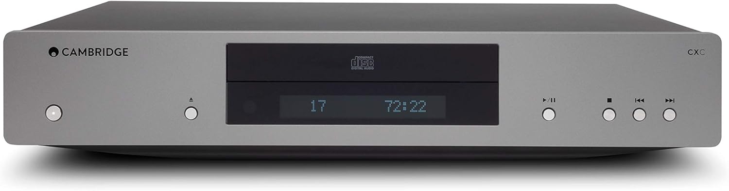 Cambridge Audio CXC CD Transport Player for Home, No Radio (Lunar Grey)