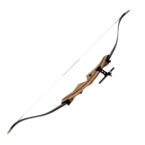 Southland Archery Supply Spirit Jr 54" Black Limbs Beginner Youth Bow Package w/Target Sight, Armguard, Stringer & Arrow Rest