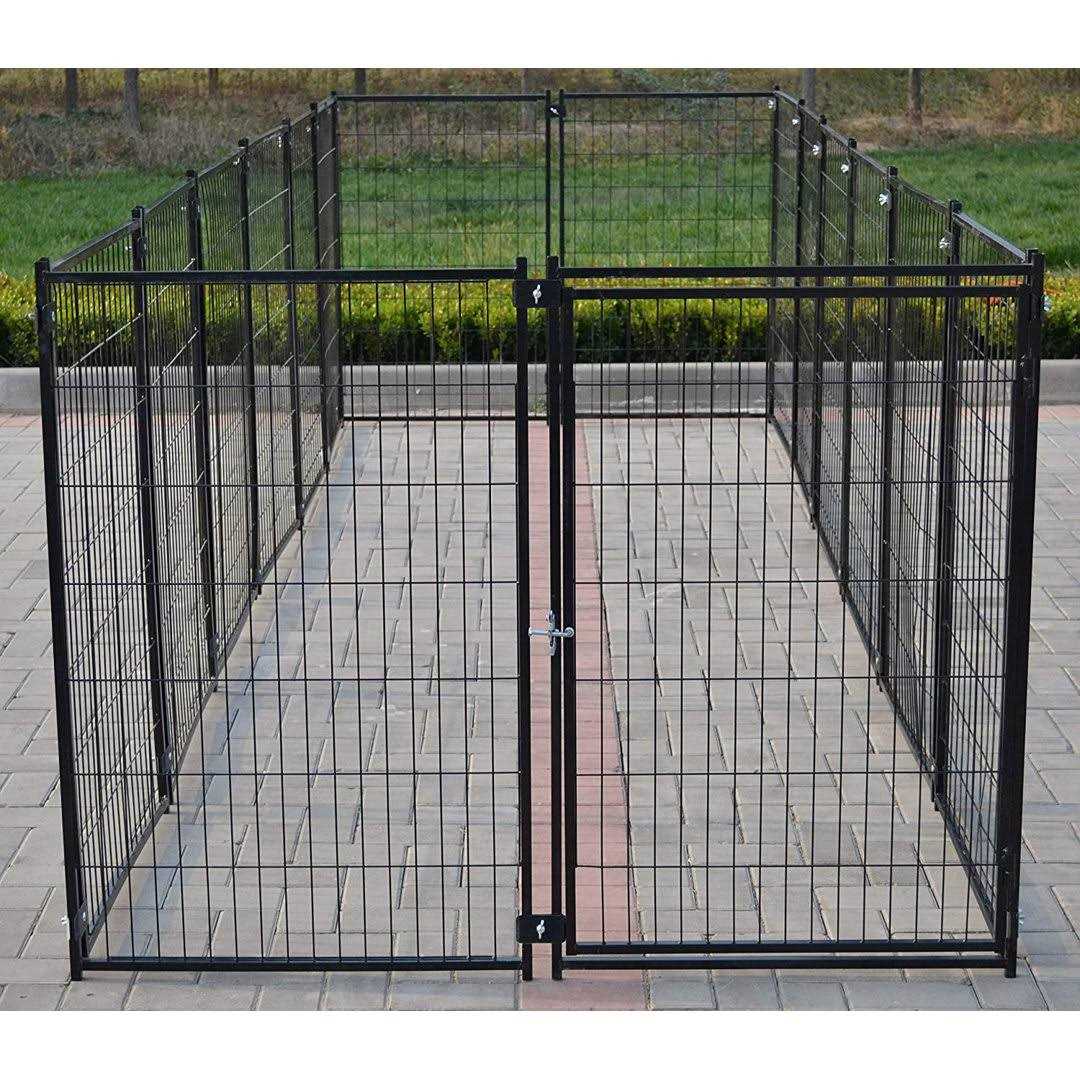 Omitree 9 x 9 x 3.93 ft Modular Dog Exercise Fence Barrier Pet Cat Run New Pen