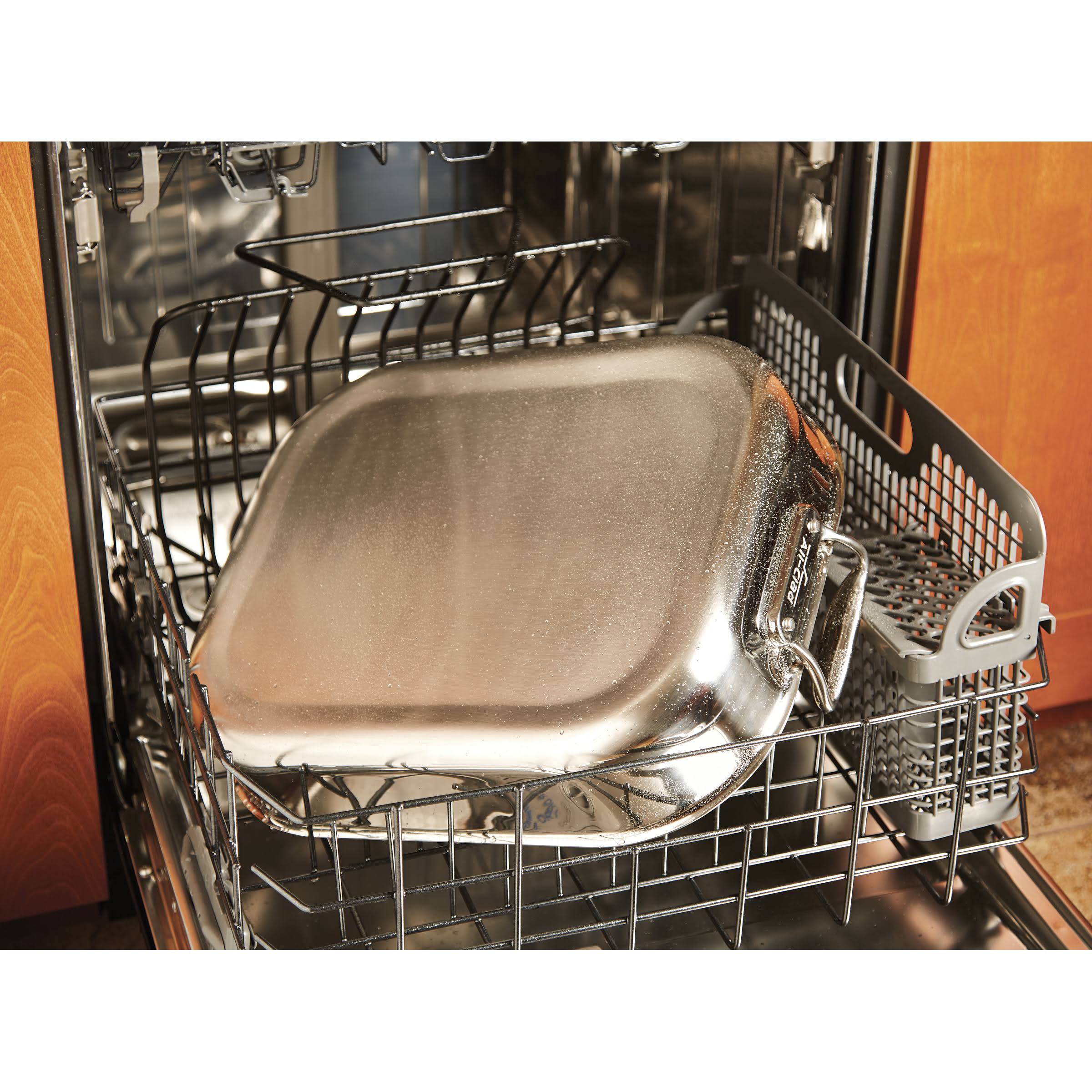 All-Clad Large Stainless Steel Roaster with Rack