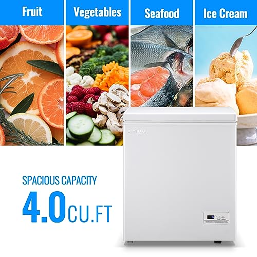 DEMULLER Chest Freezer - Electronic Control -12℉ to 50℉- 2 Removable Baskets