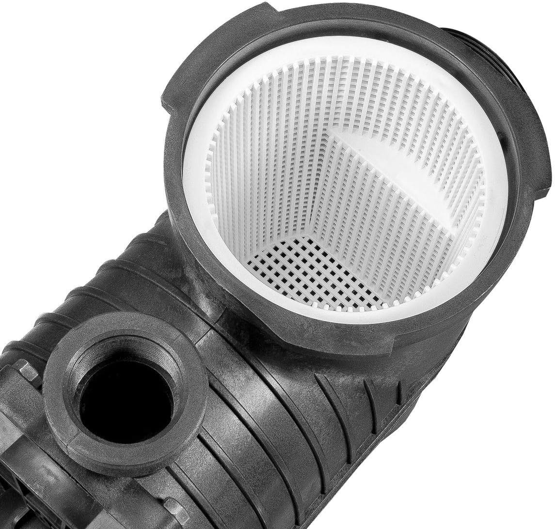 XtremepowerUS 1.0HP Swimming Pool Pump Variable Speed 2-Speed Above Ground Swimming Pump 115V Strainer 1-1/2" NPT