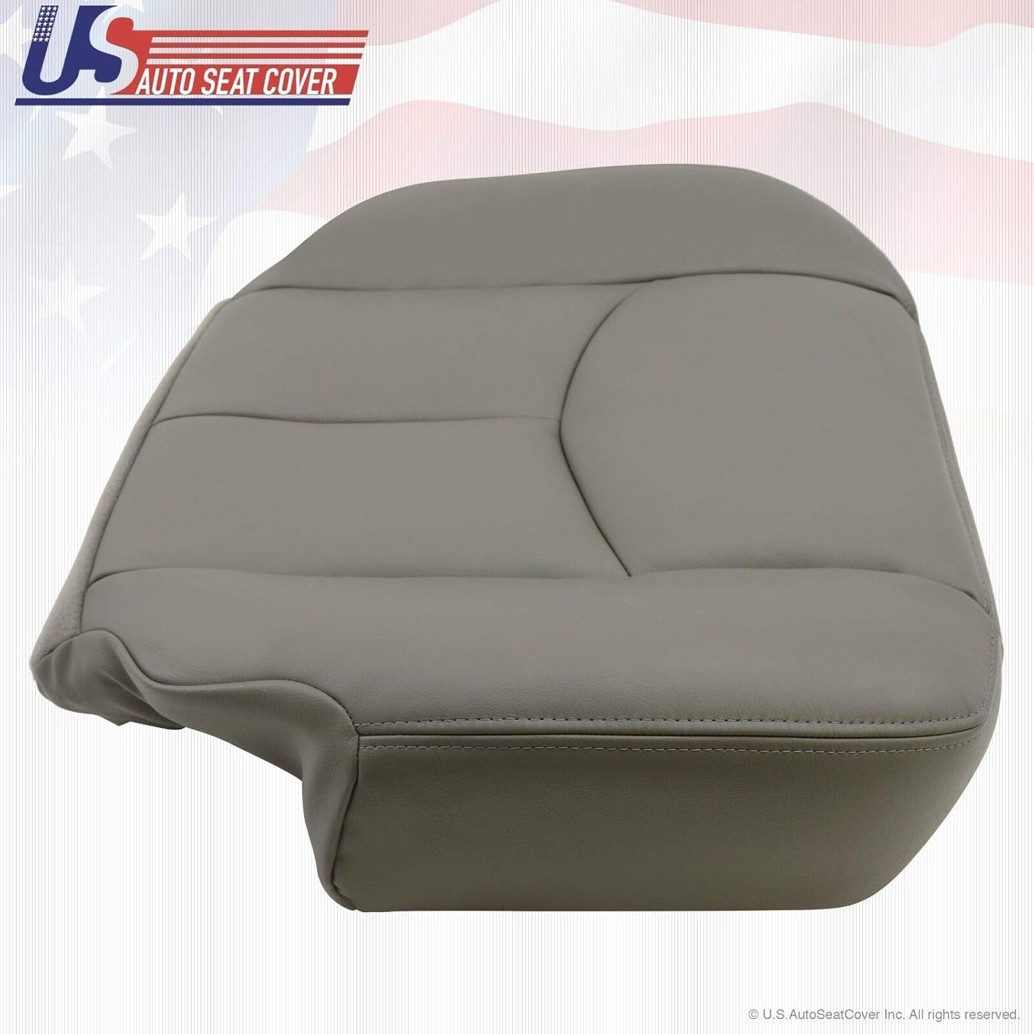 2003 2004 2005 2006 Chevy Tahoe Suburban Driver Bottom Leather Seat Cover Gray