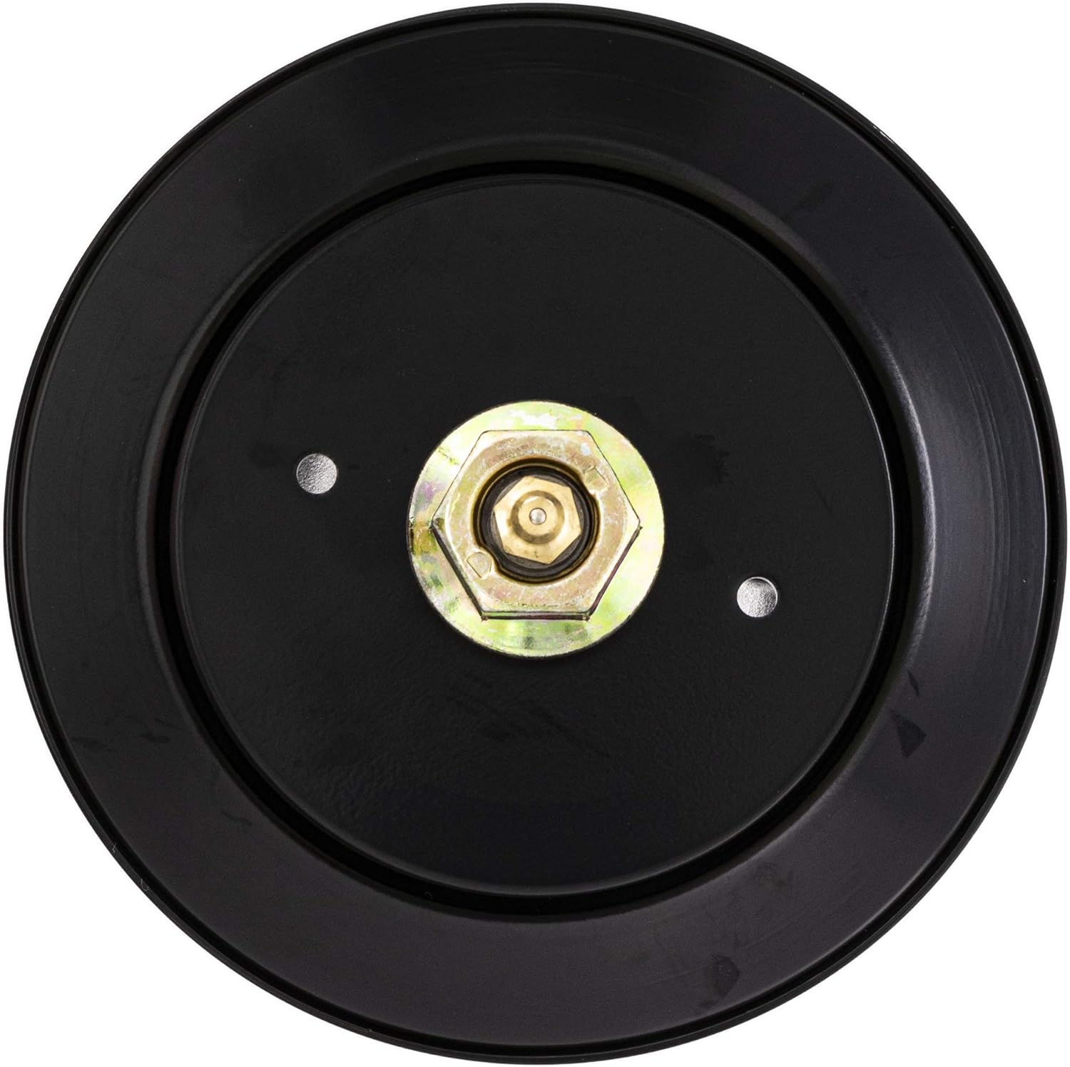 8TEN Deck Spindle Assembly with Pulley for Husqvarna 48 52 61 inch EZ 4216 4217 539112170 532173436 Pack of 2