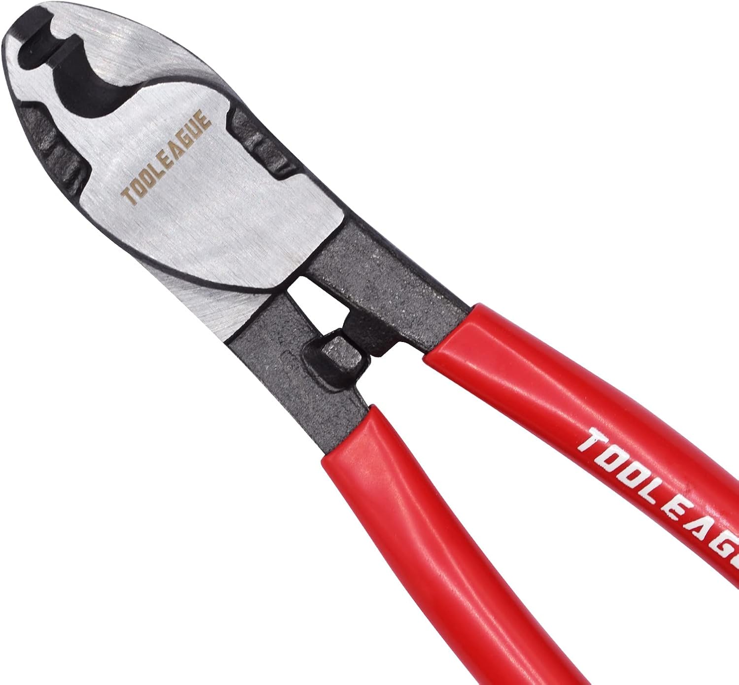 TOOLEAGUE 10 inches Cable Cutter,Heavy Duty Cable Cutting, High Leverage Cutter for Aluminum, Copper, Wire, Communications Cable