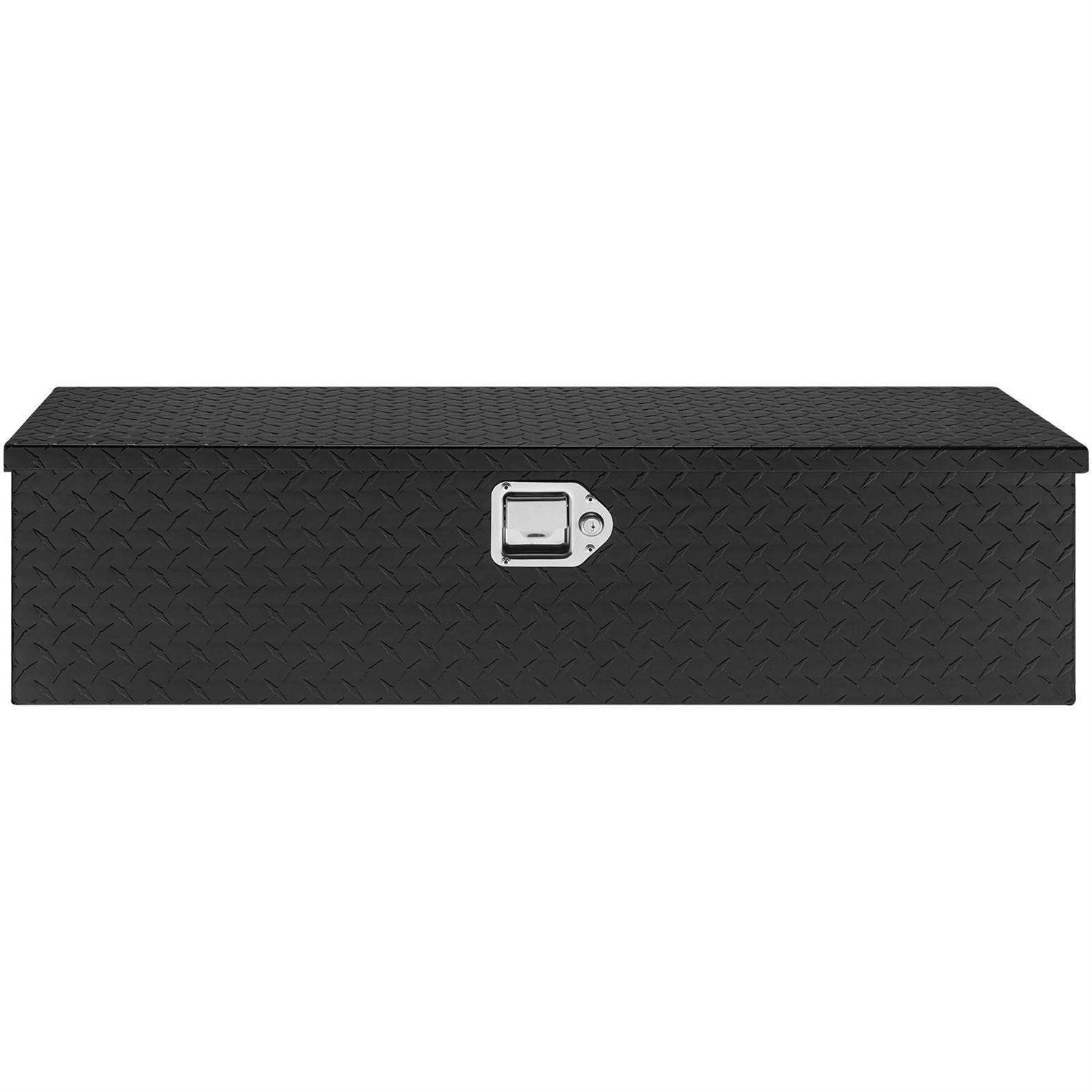 VEVOR Heavy Duty Aluminum Truck Bed Tool Box, Diamond Plate Tool Box with Side Handle and Lock Keys - Shop Hardware Tools Online Store