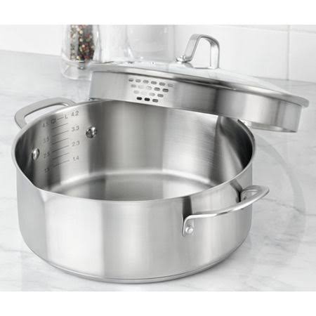 Calphalon Classic 5-Quart Stainless Steel Dutch Oven