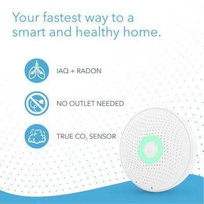 Airthings Wave Radon Battery Operated Smart Radon Detector - Shop Hardware Tools Online Store