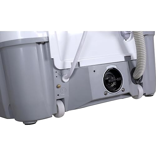 Danby Portable Top Load Washer for Apartments, Small Spaces, Dorms, Stainless Steel Drum and 4 Wash Cycles