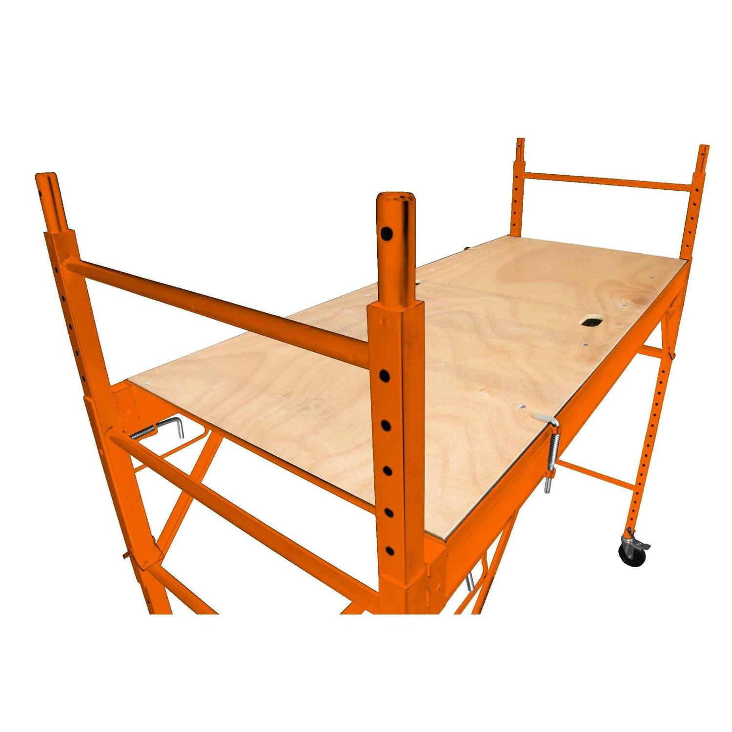 WEN 31110T Baker-Style 6.25 ft. Multi-Purpose 1000-Pound-Capacity Rolling Steel Scaffolding Individual - Shop Hardware Tools Online Store