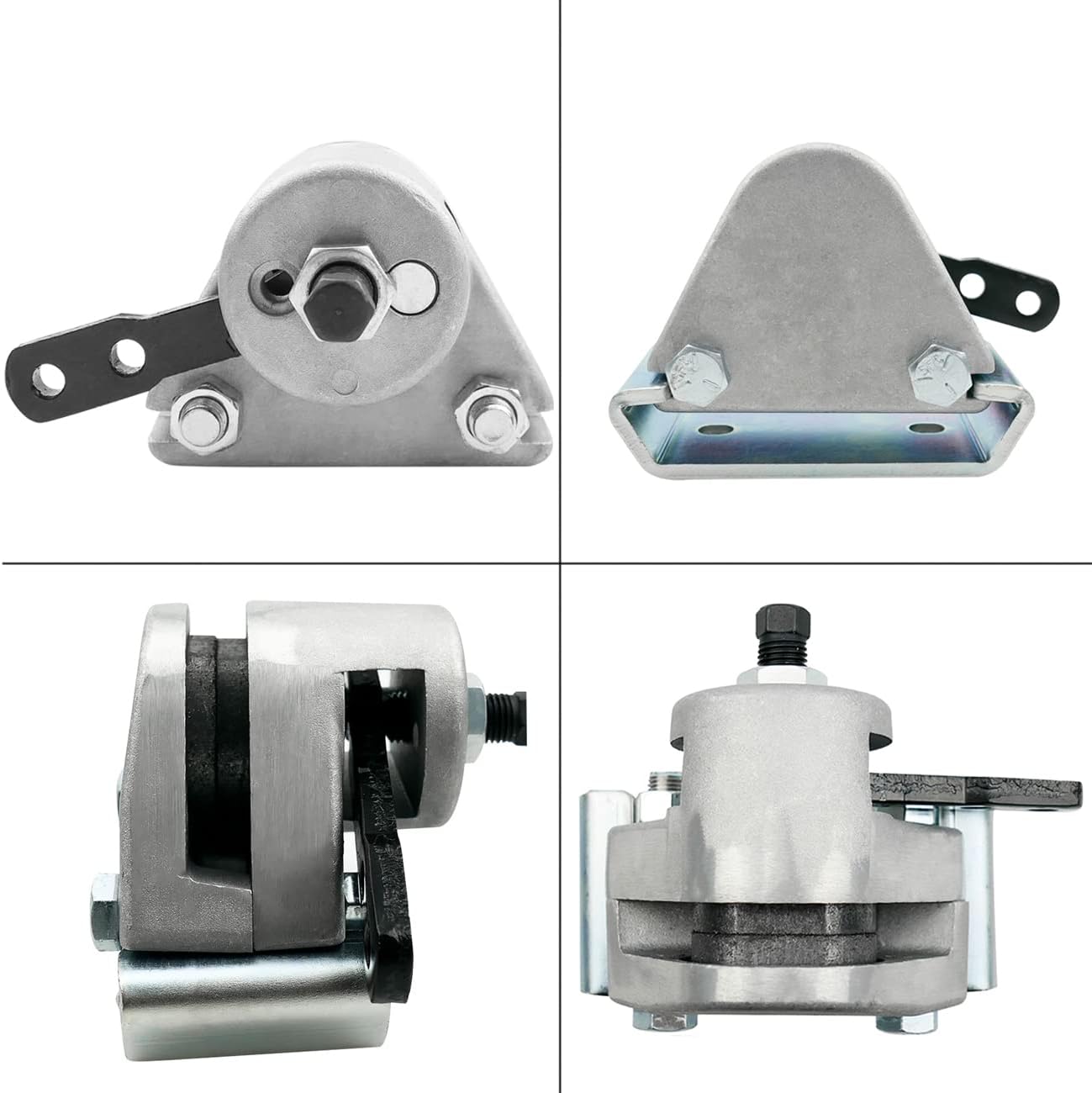 Mechanical Brake Caliper Go Kart Kit with Bracket Rotor for Manco 9598 9597 Yerf-Dog ASW Bristers Airheart MB-1 Predator 212cc 196cc 6.5hp GX160 Go Kart Disc Brakes Go Kart Brake Kit Pack of 2