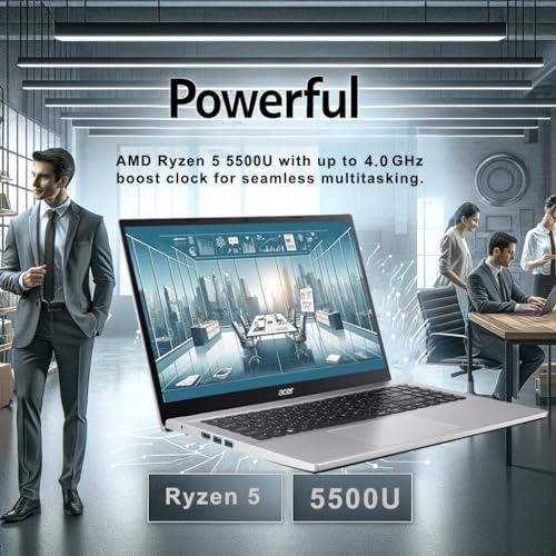 acer Aspire Premium Laptop | AMD Ryzen 7 Processor | 16GB RAM | 2TB SSD |15.6" FHD (1920x1080) Display | Long Battery Life | Sleek Design | Ethernet Port | Windows 11 Pro | 512GB External Storage