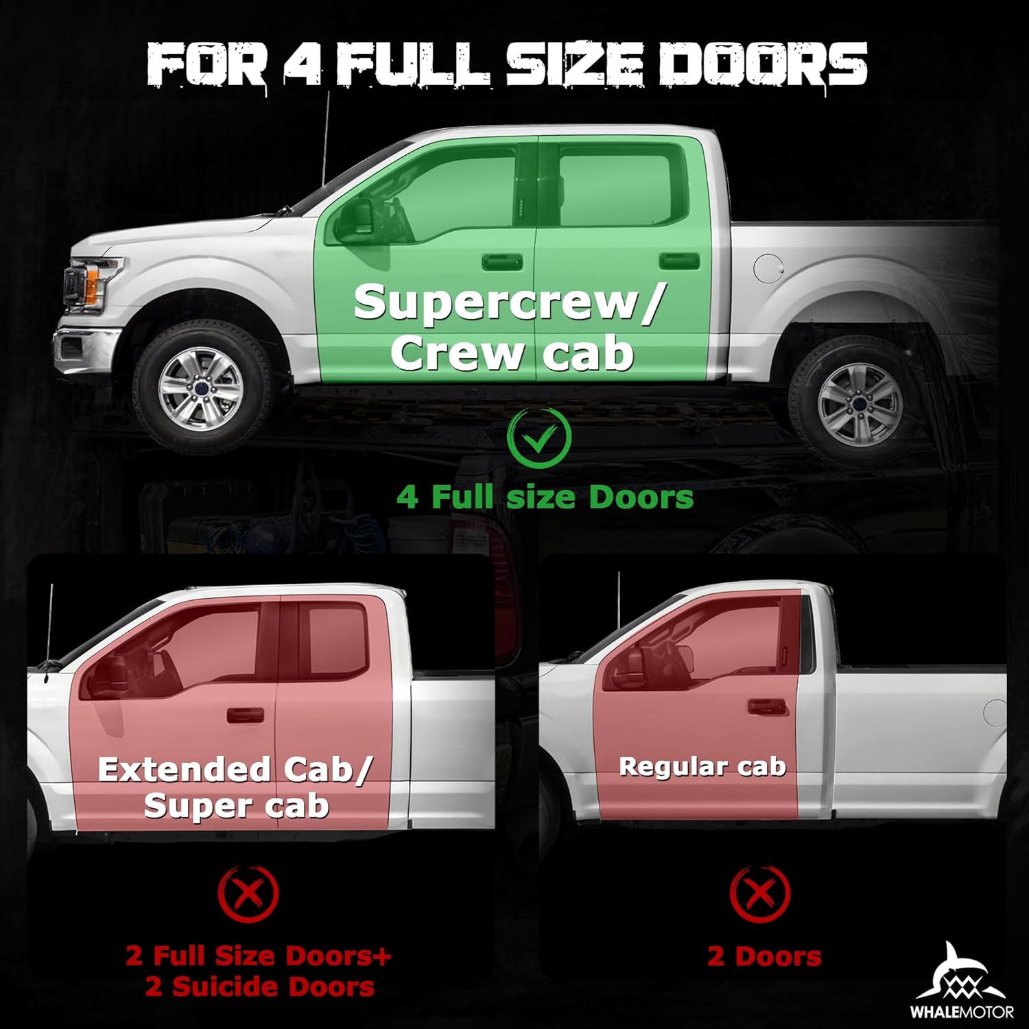 Underseat Storage Compatible with Ford F150(2015-2024)&Super Duty(2017-2024) SuperCrew/Crew Cab, Upgraded Rear Under Seat Organizer Cargo Box for F-150 F250 F350 F450 F550