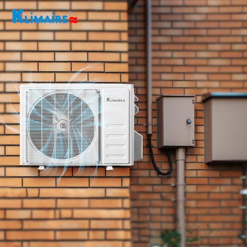 Klimaire Wall Mounted Ductless Mini Split Inverter A/C Heat Pump System