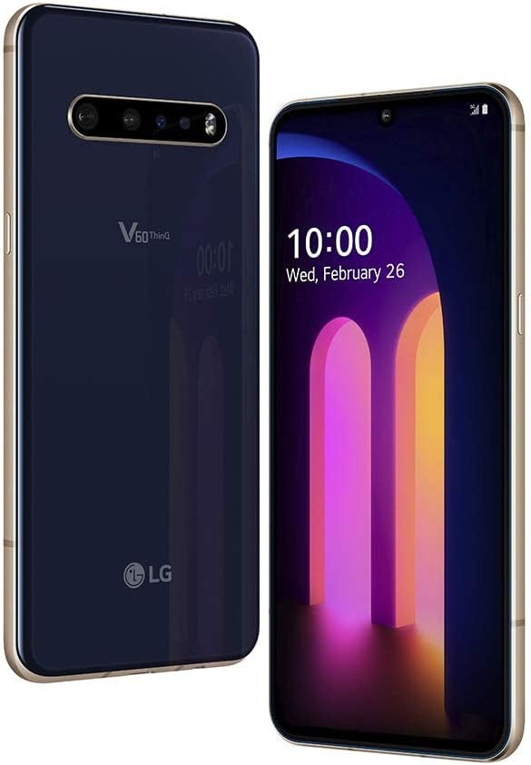 LG V60 ThinQ 5G Fully Unlocked 128GB - Classy Blue (Renewed)
