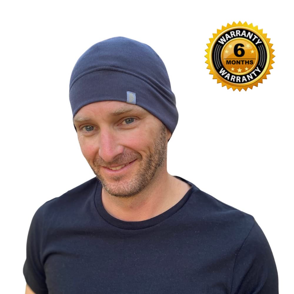 Golden Kocoon, EMF Beanie Skull Cap Hat – Adult Size – Bamboo Faraday Fabric - Anti-Radiation - Over 99% Shielding Against 5g, Cell Towers, Smart Meters & WiFi