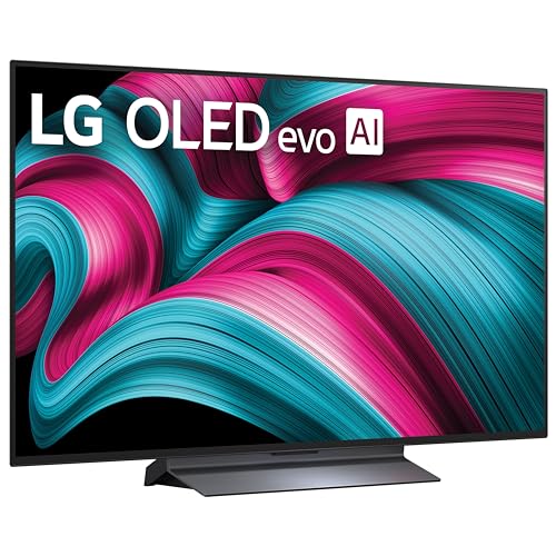 LG 65-Inch Class OLED evo AI 4K C5 Series Smart TV w/Dolby Atmos, Dolby Vision, HDR10, AI Super Upscaling 4K, Filmmaker Mode, Wow Orchestra, Alexa Built-in (OLED65C5PUA, 2025)