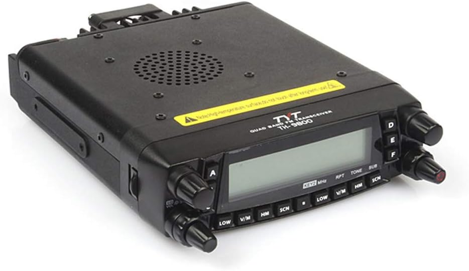TYT TH-9800 Quad Band 50W Cross-Band Mobile Car Ham Radio Black Pack of 2